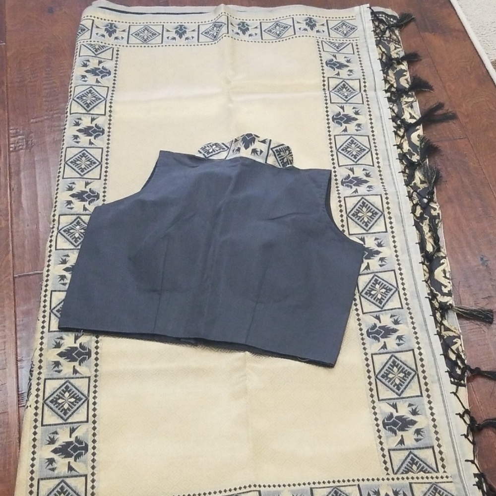 Saree with blouse! New